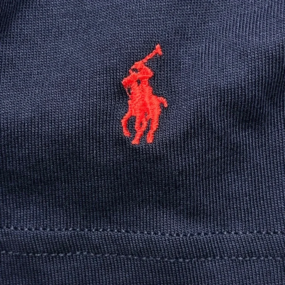 Polo Ralph Lauren Men XL Supreme Comfort T-Shirt Navy Blue Red Pony Cotton Modal